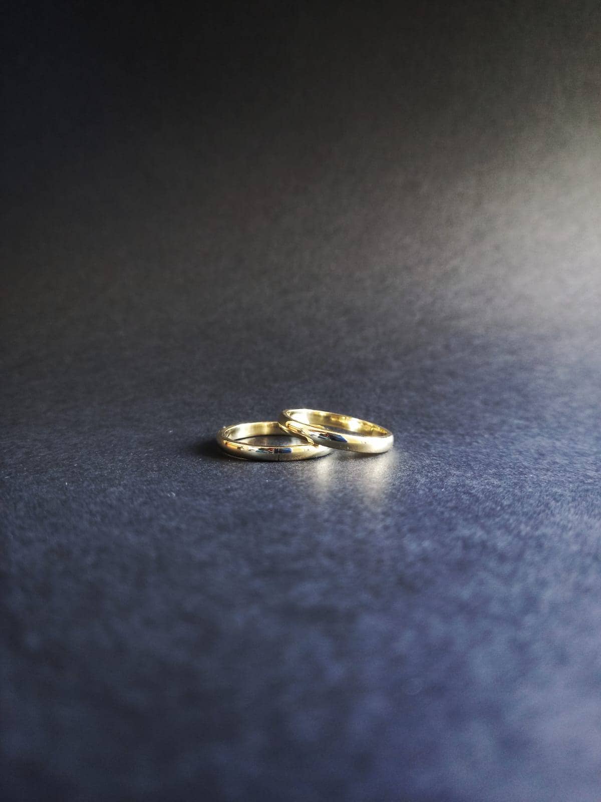 argollas de matrimonio media caña oro 18 k